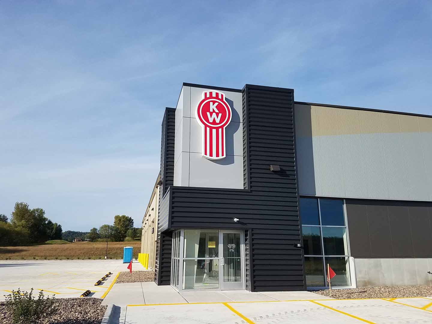 Wisconsin Kenworth Sign Project La Crosse Sign Group